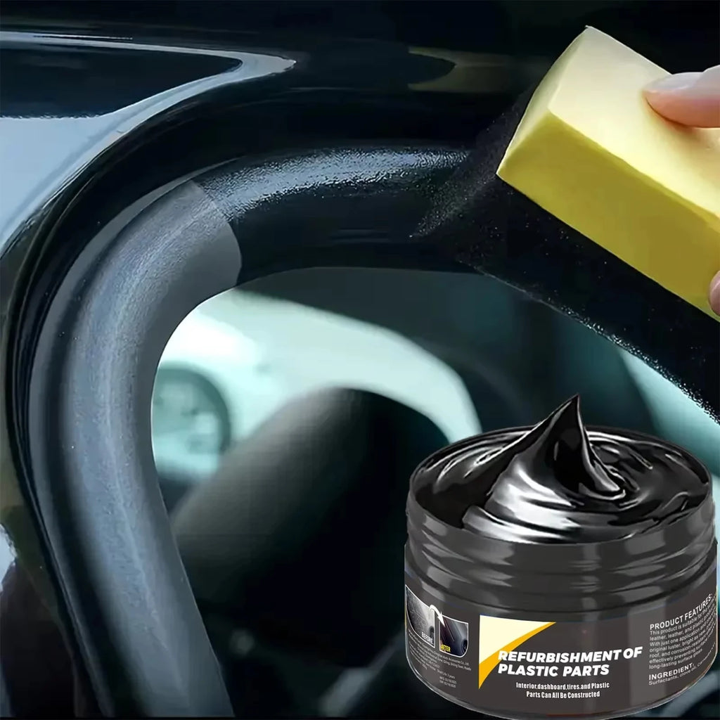 Car Interior Plastic Leather Scratch Repair Paste Automotive Polishing Wax Repair Anti-Aging Paste Tires Seats Steering Wheel